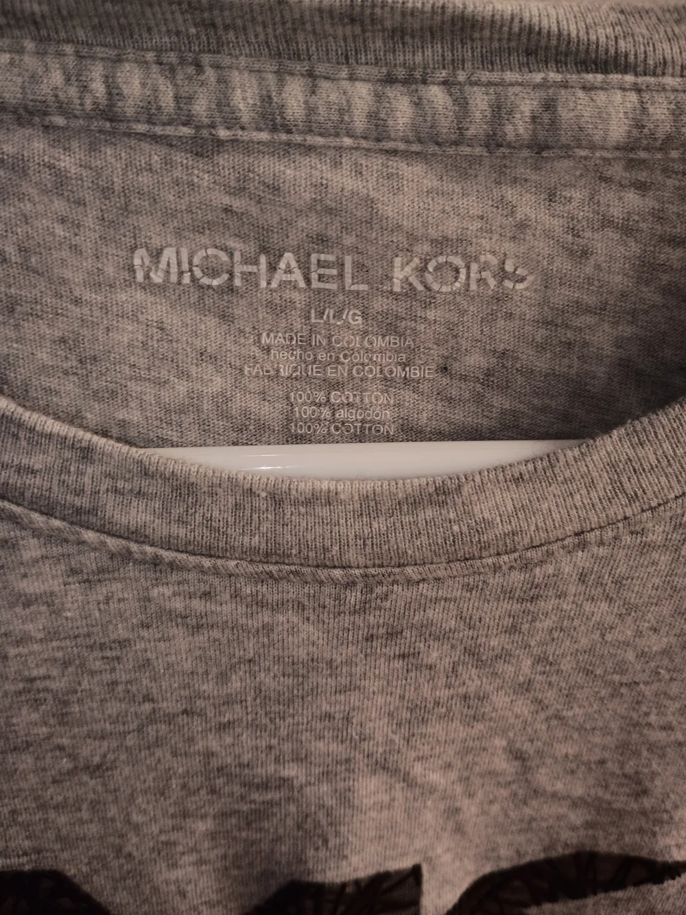 Michael Kors Gray Logo Tee
